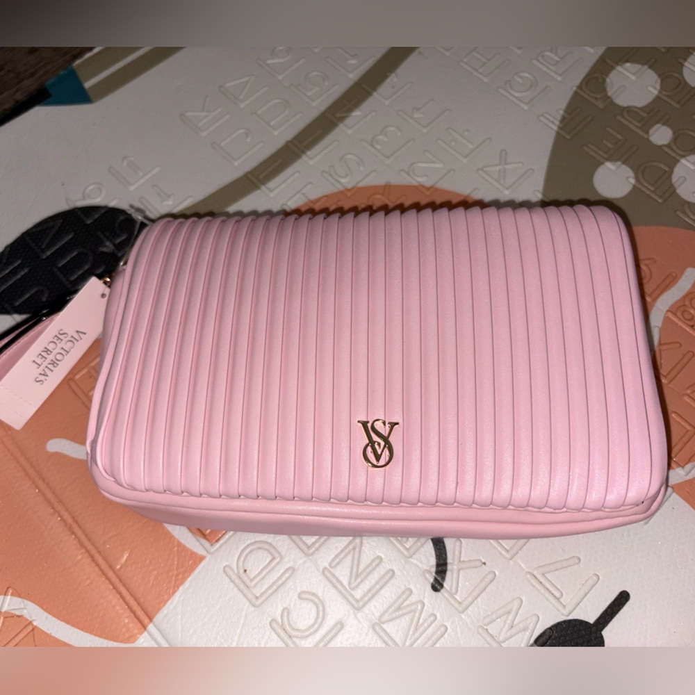 Victoria's Secret Pink Ribbed Clutch